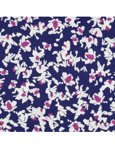 Fancy viscose fabric - Nawi blue and purple 2