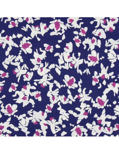Fancy viscose fabric - Nawi blue and purple