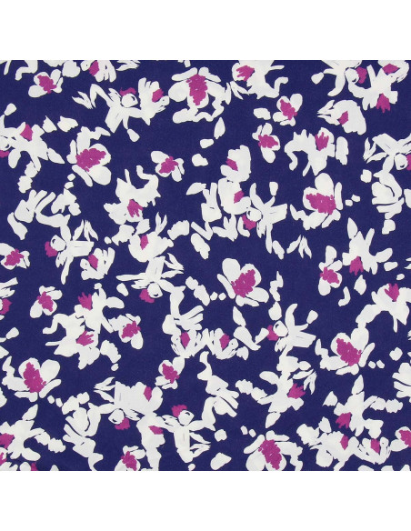 Fancy viscose fabric - Nawi blue and purple