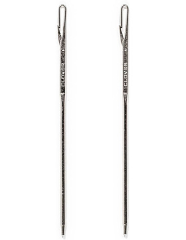 Darning needles with Clover hook lock