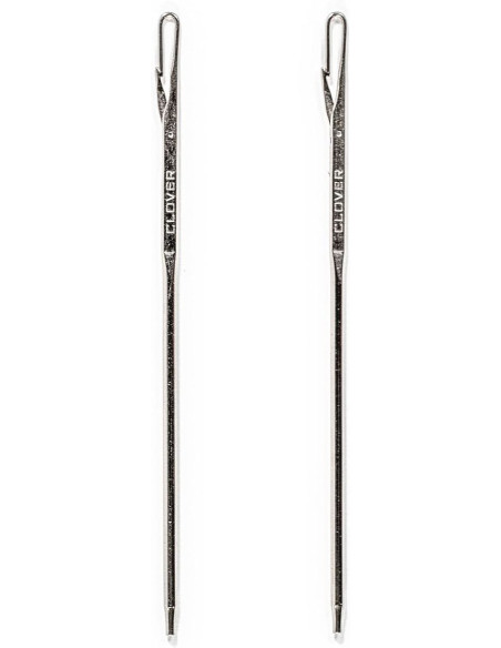 Darning needles with Clover hook lock