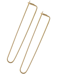 Set of 2 gold stitch stoppers for knitting 13 cm