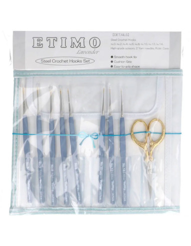 Etimo Gold Lace Tulip crochet hook set