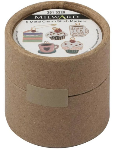 Set of 5 mesh markers - Tea Time