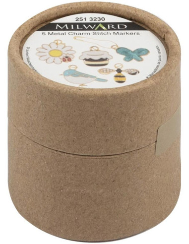 Set of 5 mesh markers - Bee Happy