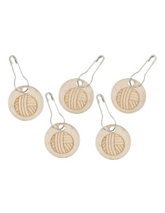 Set of 10 stitch markers - Yarn Ball 2