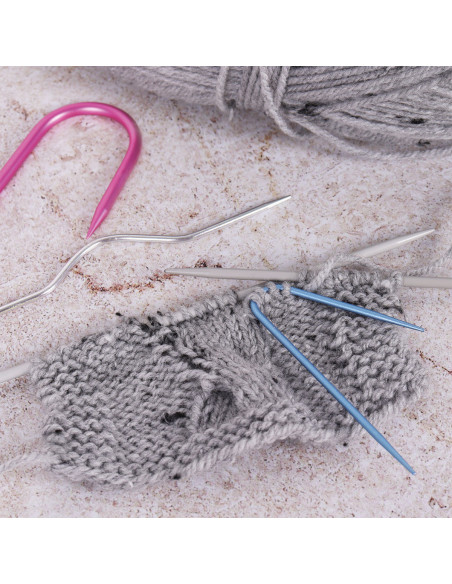 Set of 3 cable needles for knitting