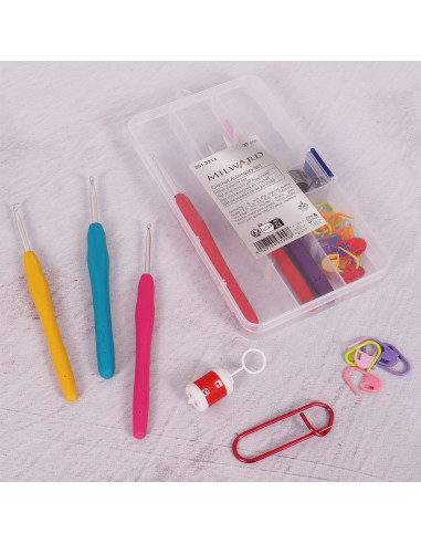 Set of 6 hooks and accessories