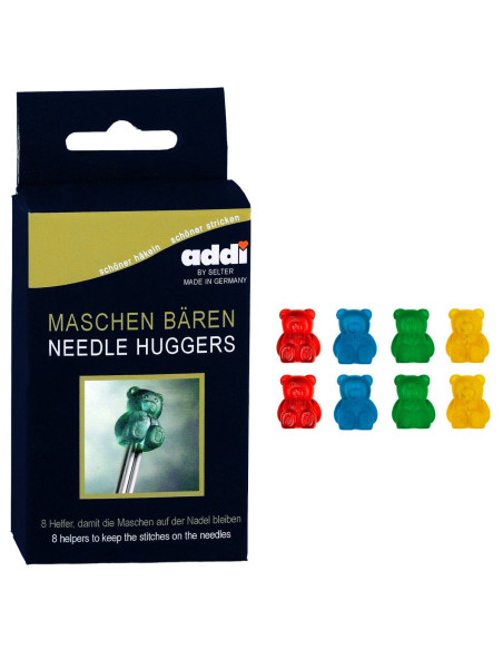 Set of 8 stopper caps for addi knitting needles