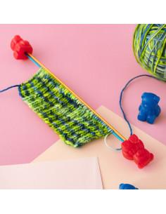Set of 8 stopper caps for addi knitting needles 2