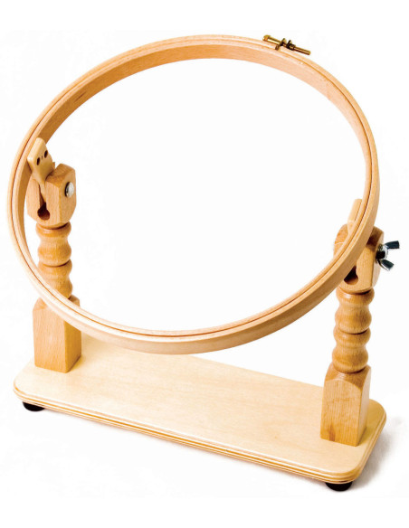 25 cm embroidery hoop with table stand