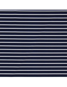 Lycra swimsuit fabric - Blue and white sailor stripe 2