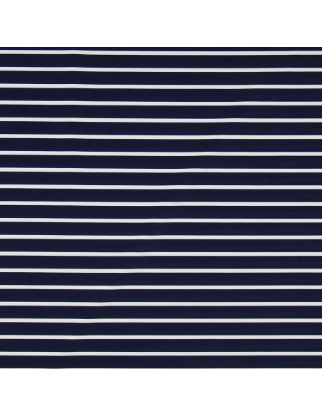 Lycra swimsuit fabric - Blue and white sailor stripe