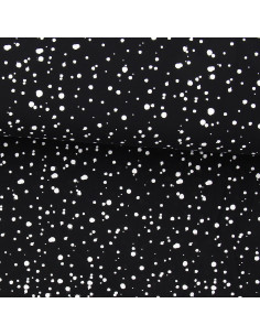 Lycra swimsuit fabric - Black and white speckled