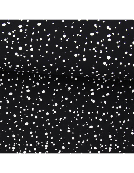 Lycra swimsuit fabric - Black and white speckled