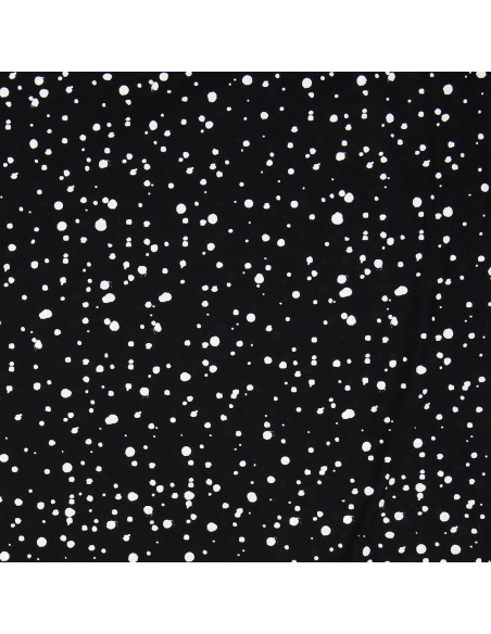 Lycra swimsuit fabric - Black and white speckled
