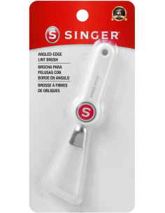 Oblique fiber brush for Singer sewing machine