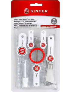 Complete set of tools for maintaining the Singer sewing machine