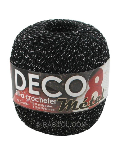 Coton déco 8 lurex