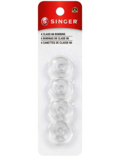 Clear plastic cans Class 66 Singer