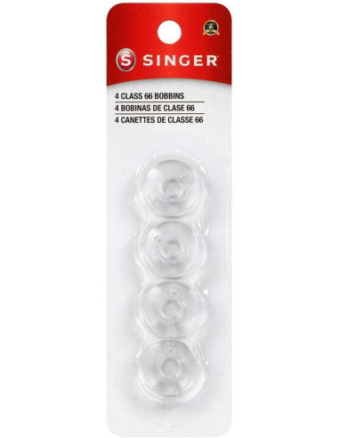 Clear plastic cans Class 66 Singer