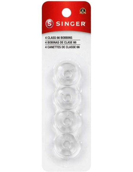 Clear plastic cans Class 66 Singer