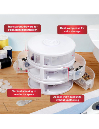 Storage box for small Singer sewing items