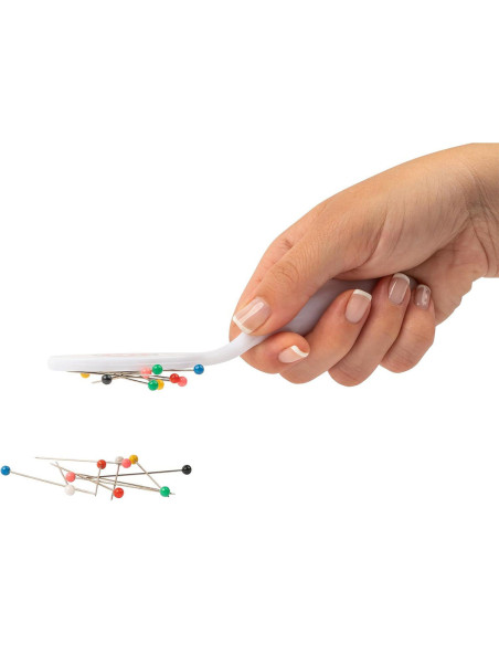 Magnetic needle picker with 25 Singer pins