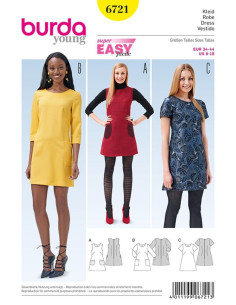 Dress pattern - Burda 6721