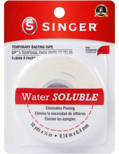 Singer Double-Sided Soluble Tape - 6.4 mm x 9.14 meters