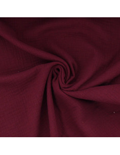 Double gauze cotton fabric - Purple