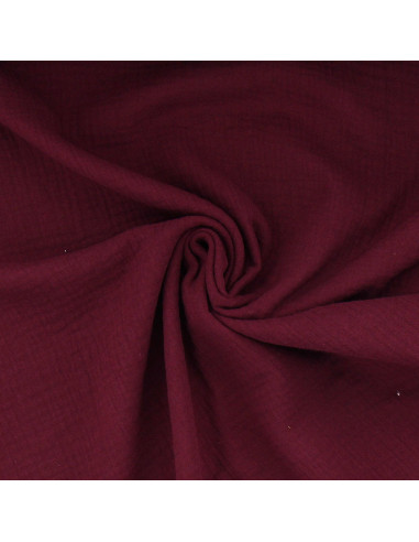 Double gauze cotton fabric - Purple