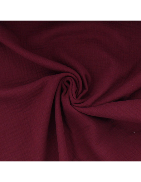 Double gauze cotton fabric - Purple