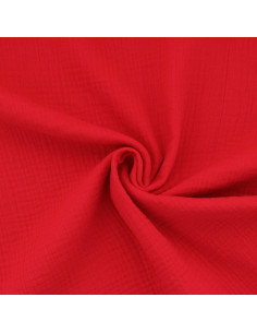 Double gauze cotton fabric - Cherry