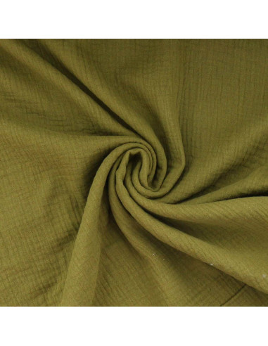 Double gauze cotton fabric - Bronze