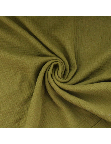 Double gauze cotton fabric - Bronze
