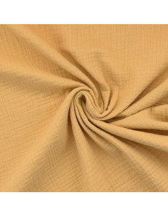 Double gauze cotton fabric - Vanilla