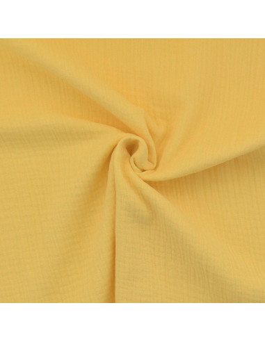 Double gauze cotton fabric - Lemon
