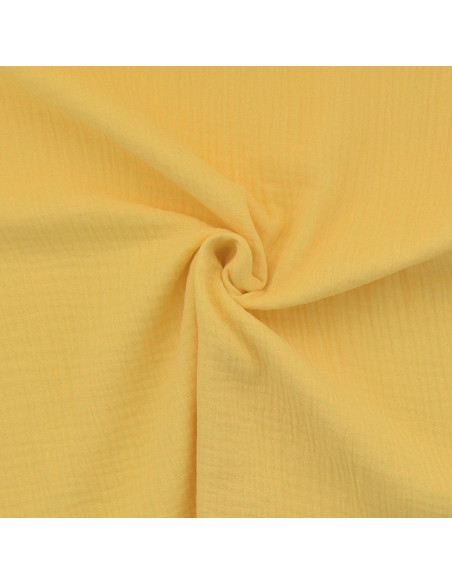 Double gauze cotton fabric - Lemon