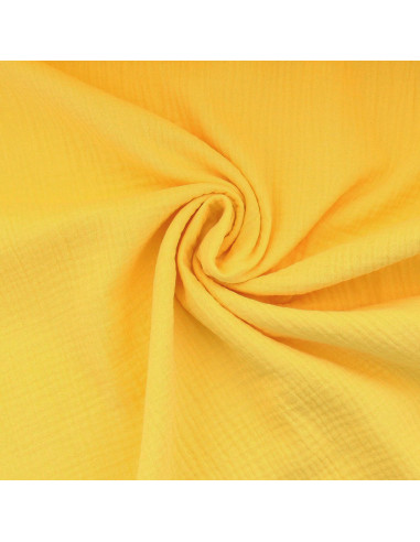 Double gauze cotton fabric - Yellow