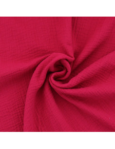 Double gauze cotton fabric - Purple