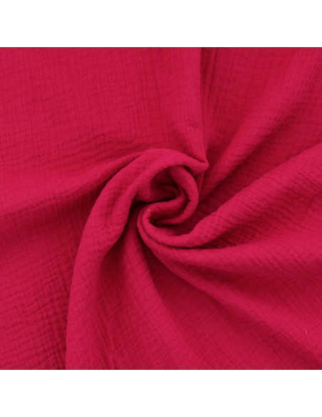 Double gauze cotton fabric - Purple