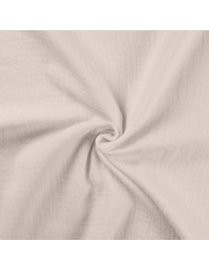 Double gauze cotton fabric - Ecru