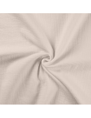 Double gauze cotton fabric - Ecru
