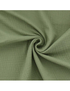 Double gauze cotton fabric - Khaki