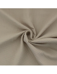 Double gauze cotton fabric - Linen
