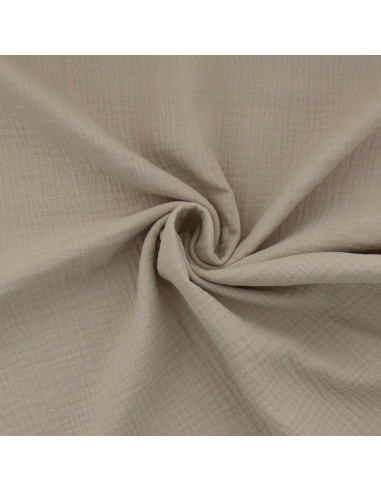 Double gauze cotton fabric - Linen