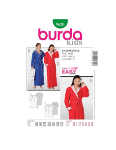 Bathrobe pattern - Burda 9620