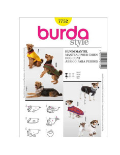Dog coat pattern - Burda 7752