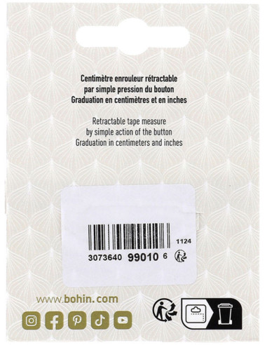 150 cm Leopard Bohin Retractable Tape Measure